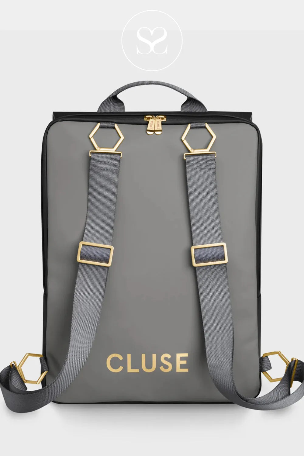 CLUSE BLACK/GREY REVERSIBLE BACKPACK CX03501