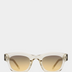 A.KJAERBEDE LANE ECRU/TRANSPARENT SUNGLASSES