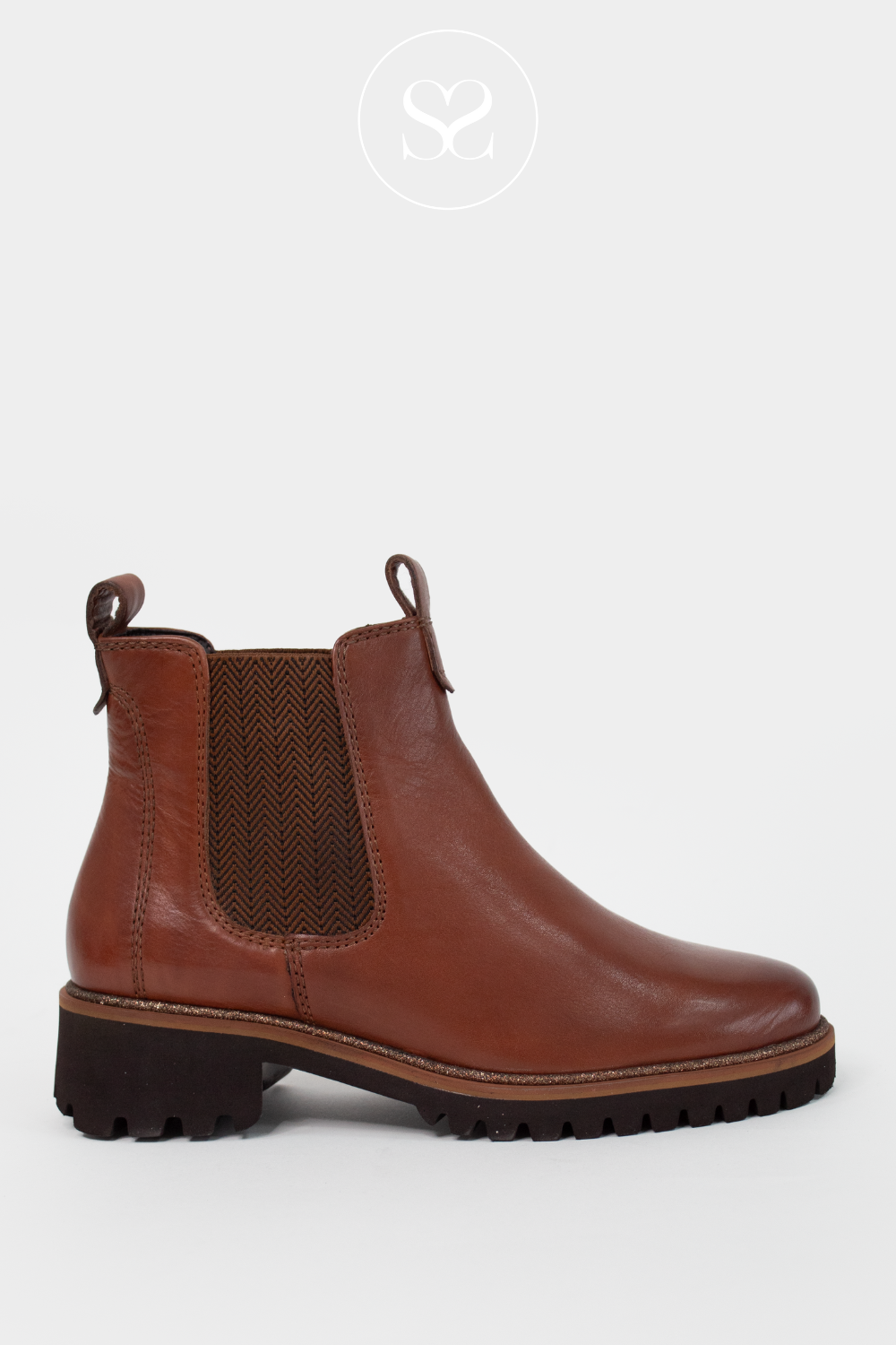 Comfortable tan chelsea boots for everyday from ARA