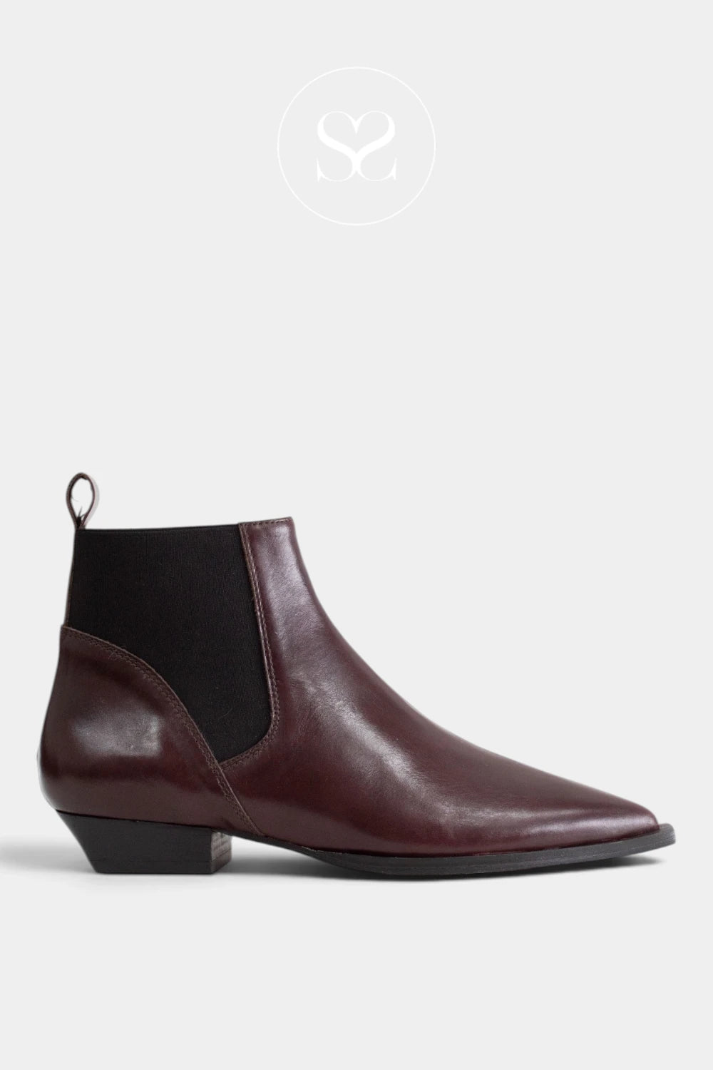 Angel Alarcon Brown Pointed Toe Chelsea Boot - Negade 26582