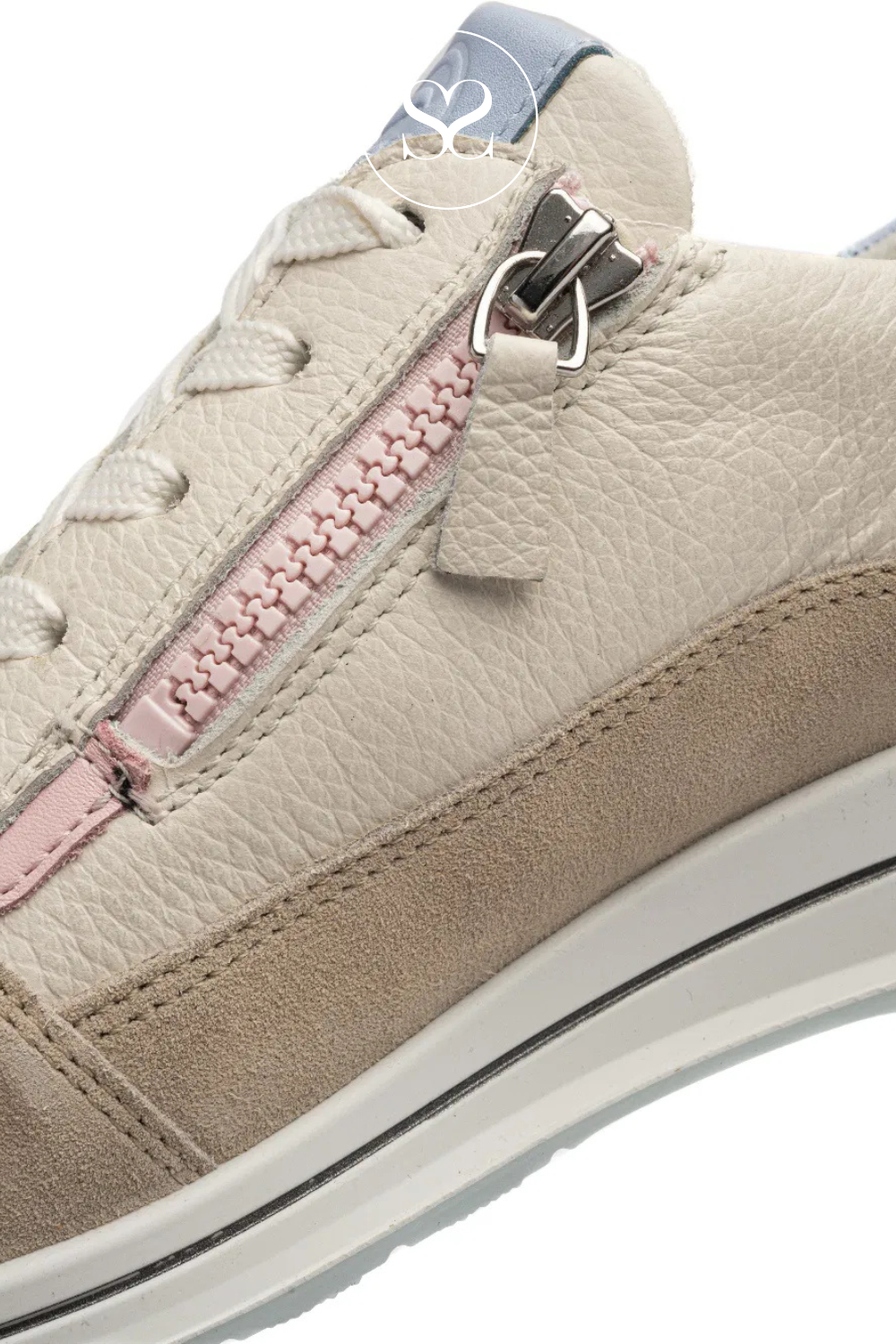 Multi- coloured runners. Comfortable walking shoes. Laces and side zip for perfect fit. 