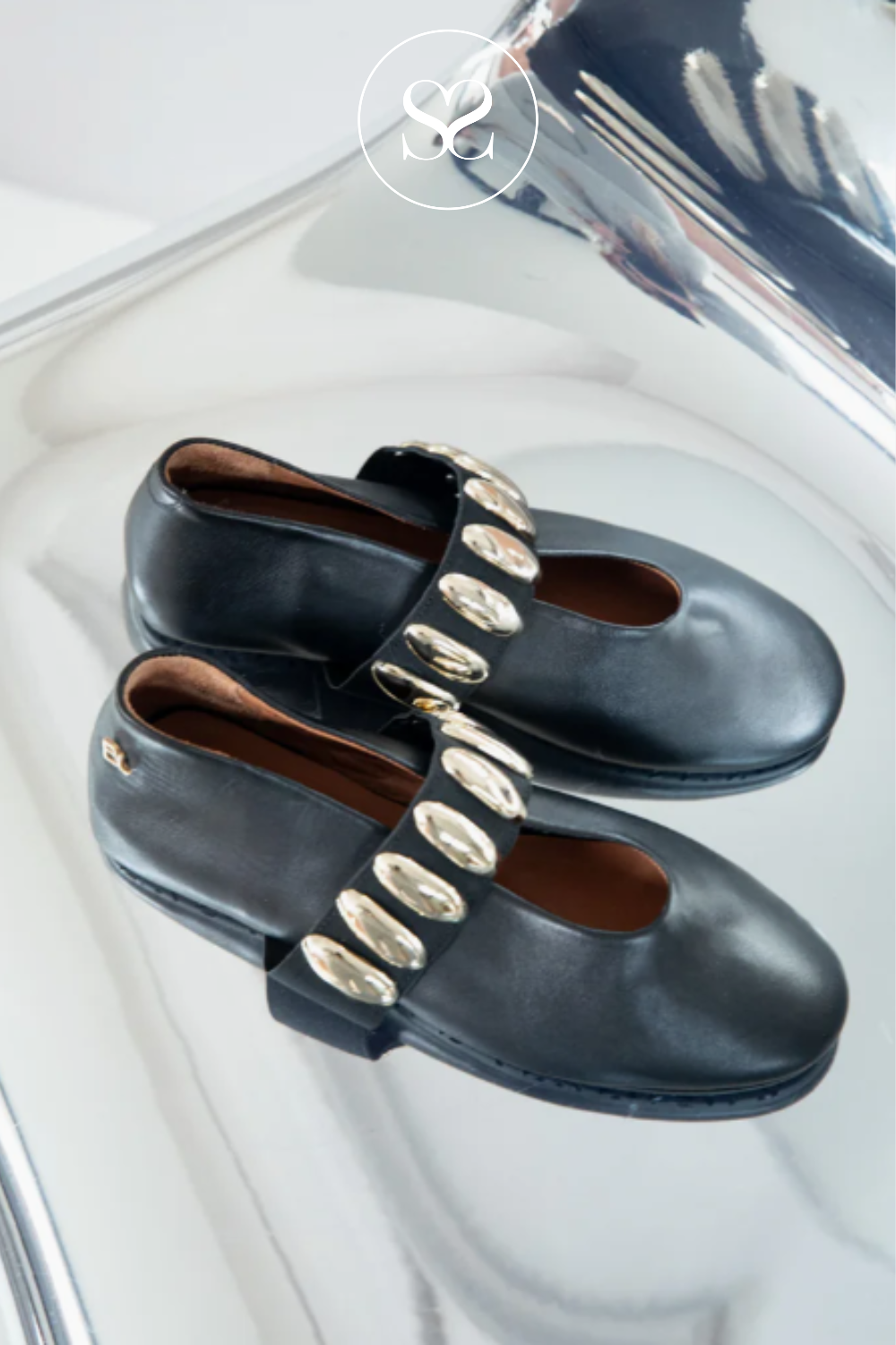 Babouche Black Ballerina Flats - Eden