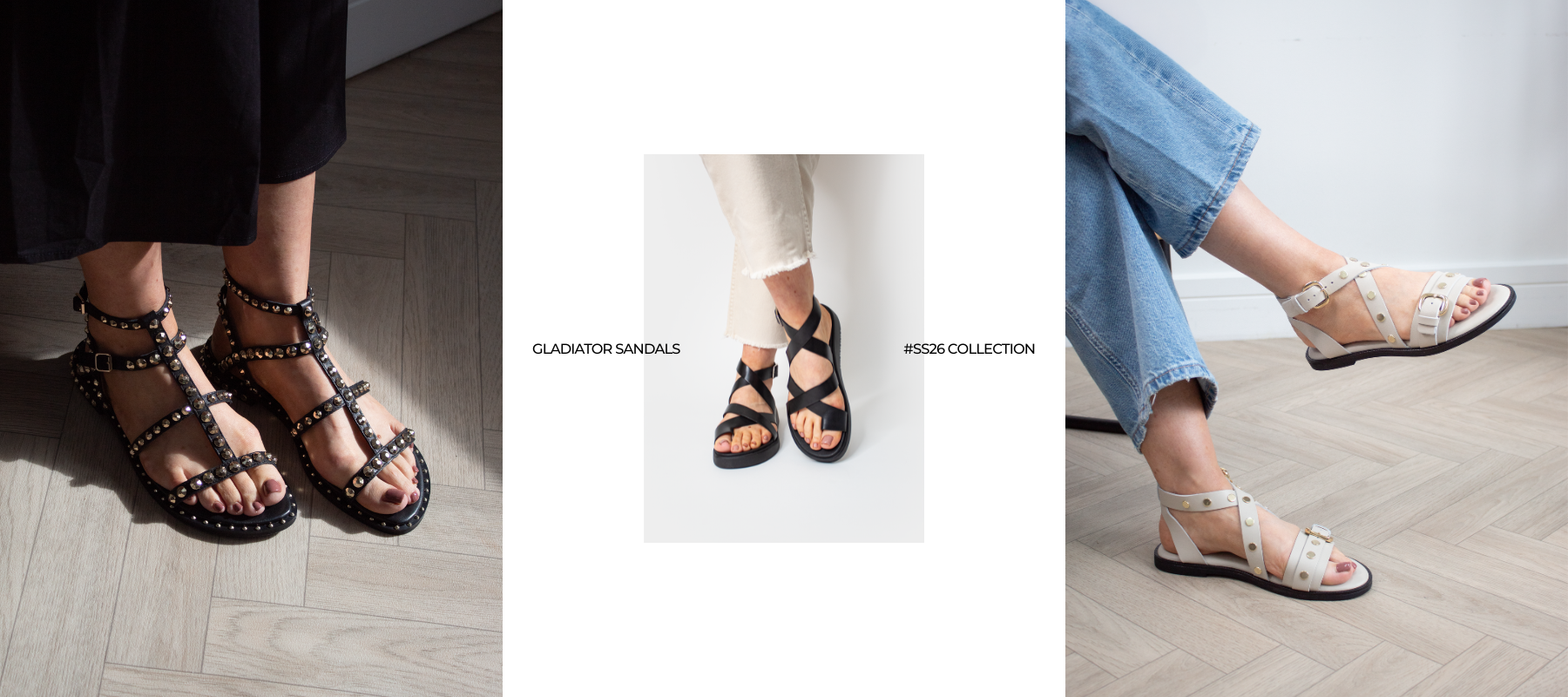 Gladiator sandals collection in Ireland
