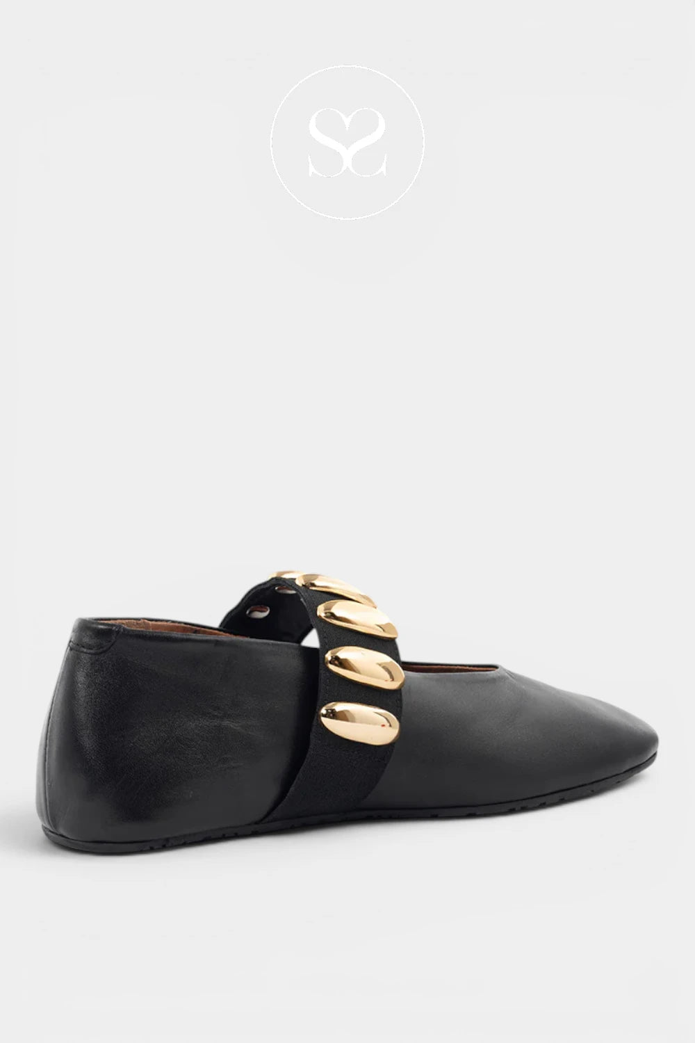 Babouche Black Ballerina Flats - Eden