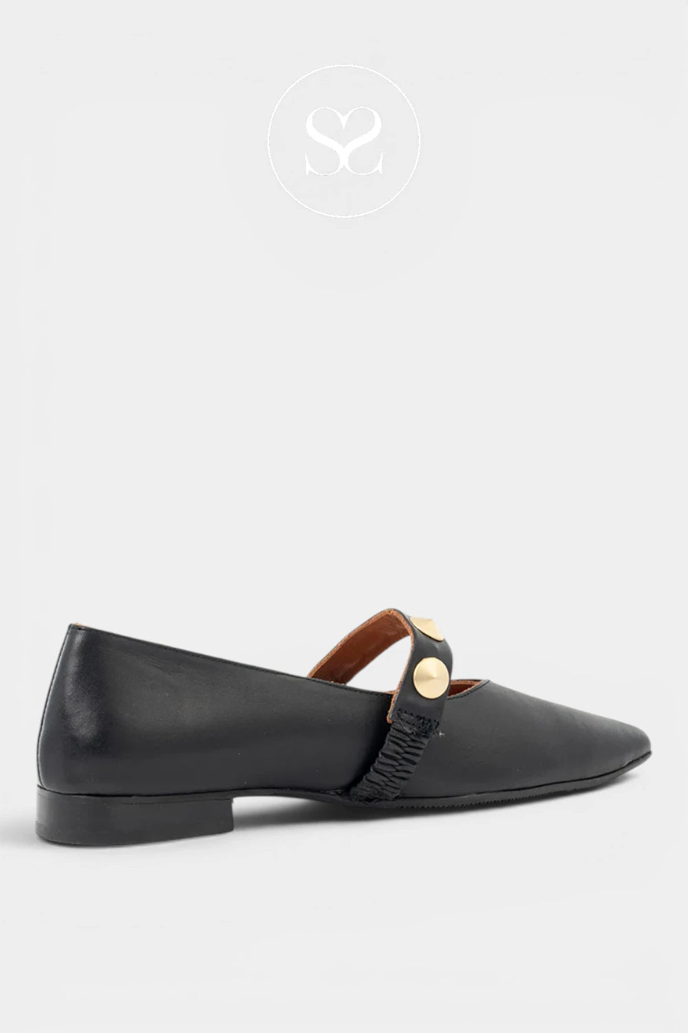 Babouche Black Ballerina Pumps - Flynn