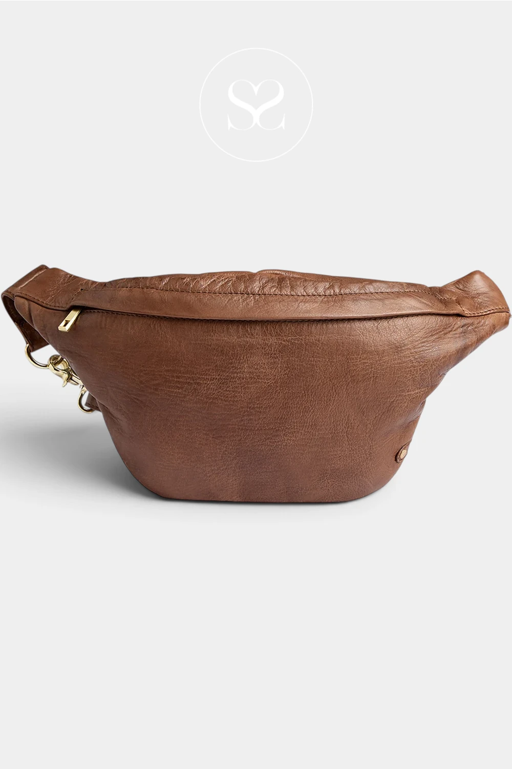 Depeche Brown Leather Bumbag - 15822 Ireland