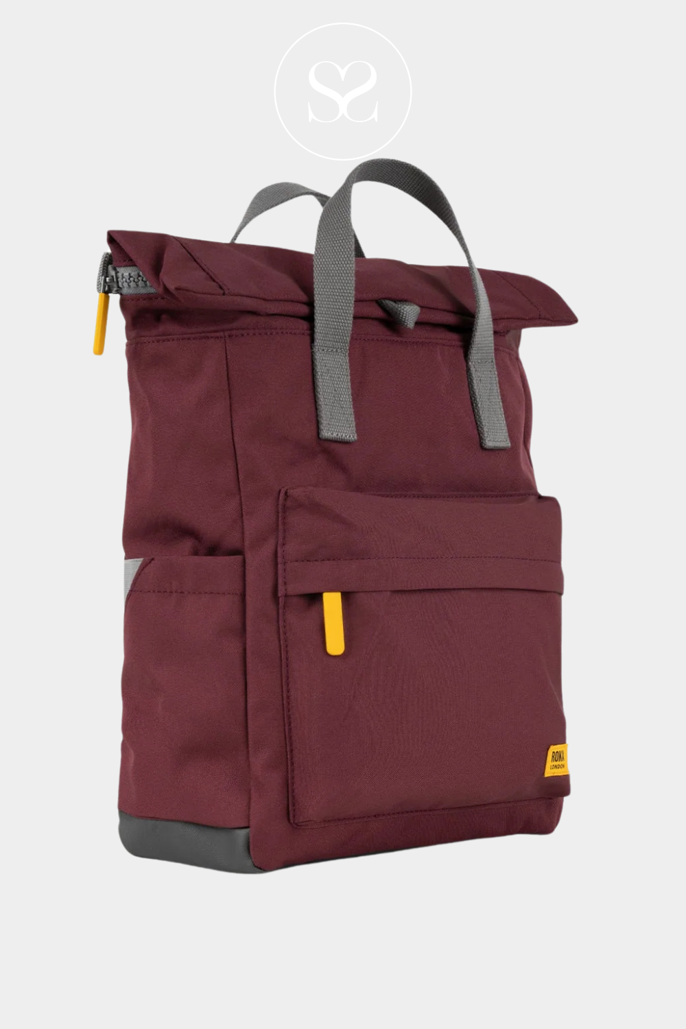 WATERPROOF BACKPACK IN BURGAND - FITS LAPTOP