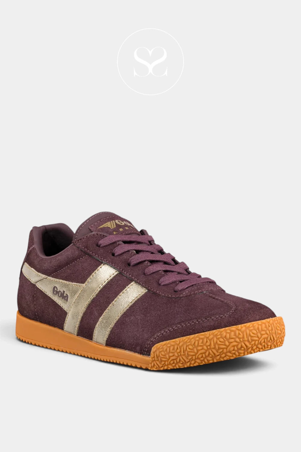 Gola Plum & Gold Trainers - Harrier CLB156LT for Women - Ireland