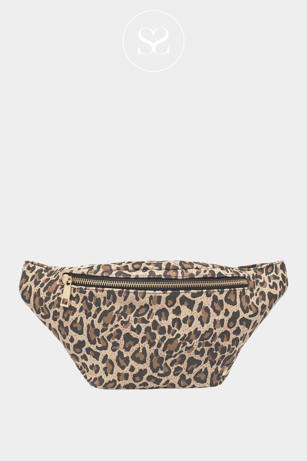 Depeche crossbody bum bag in leopard print