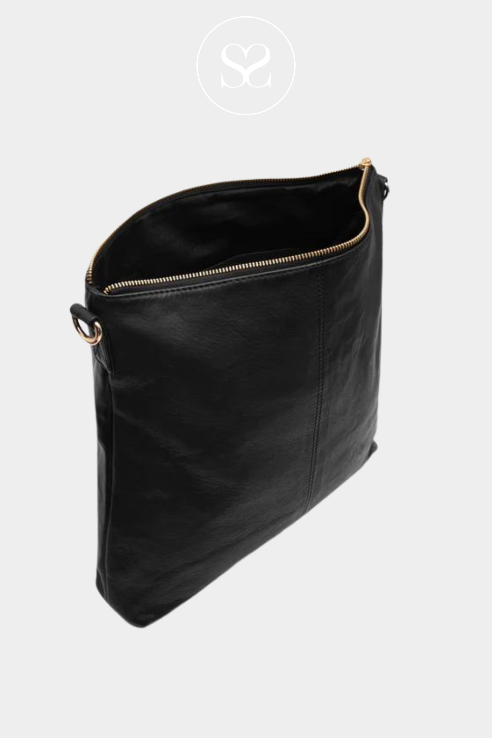 DEPECHE BLACK LEATHER BAG