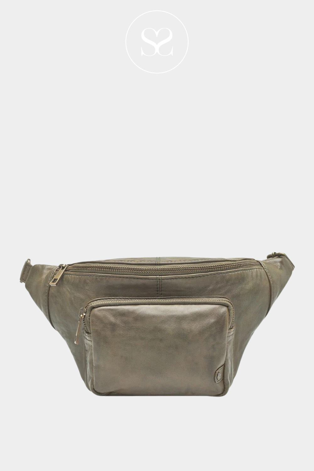 Depeche 13396 crossbody bum bag - army green