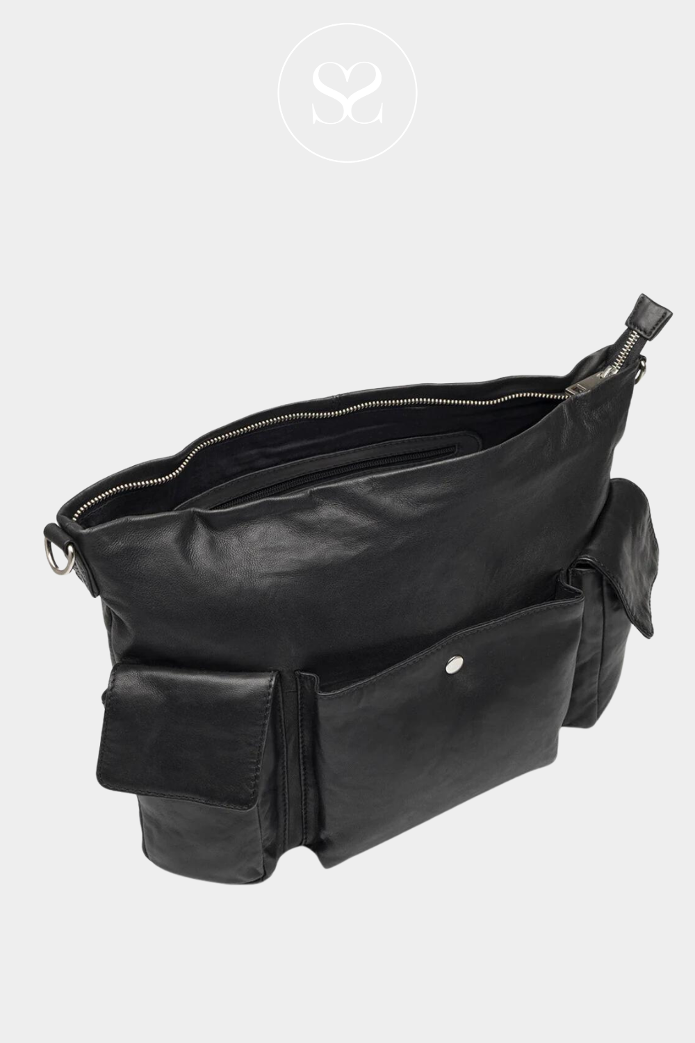 Super soft black bag from Depeche - 16028