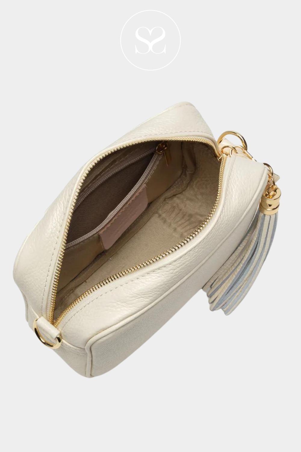 ELIE BEAUMONT -  CROSSBODY BAG -  IVORY