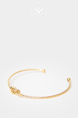 EMMY 04 GOLD KNOT BANGLE BRACELETS