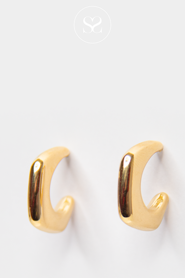 EMMY 06 GOLD MODERN GEOMETRIC DROP EARRINGS