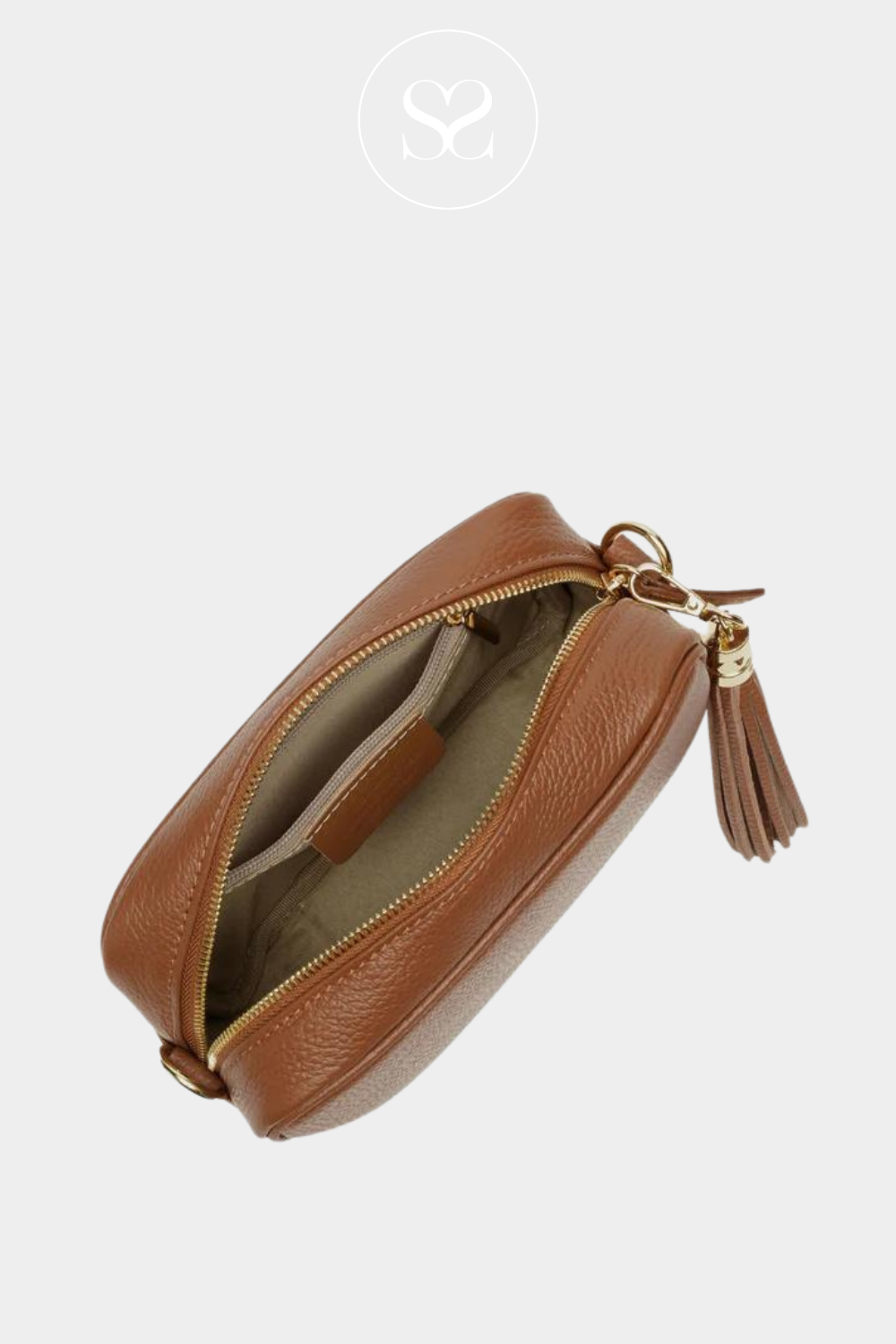 ELIE BEAUMONT CROSSBODY BAG BROWN ELIE BEAUMONT BAGS IRELAND