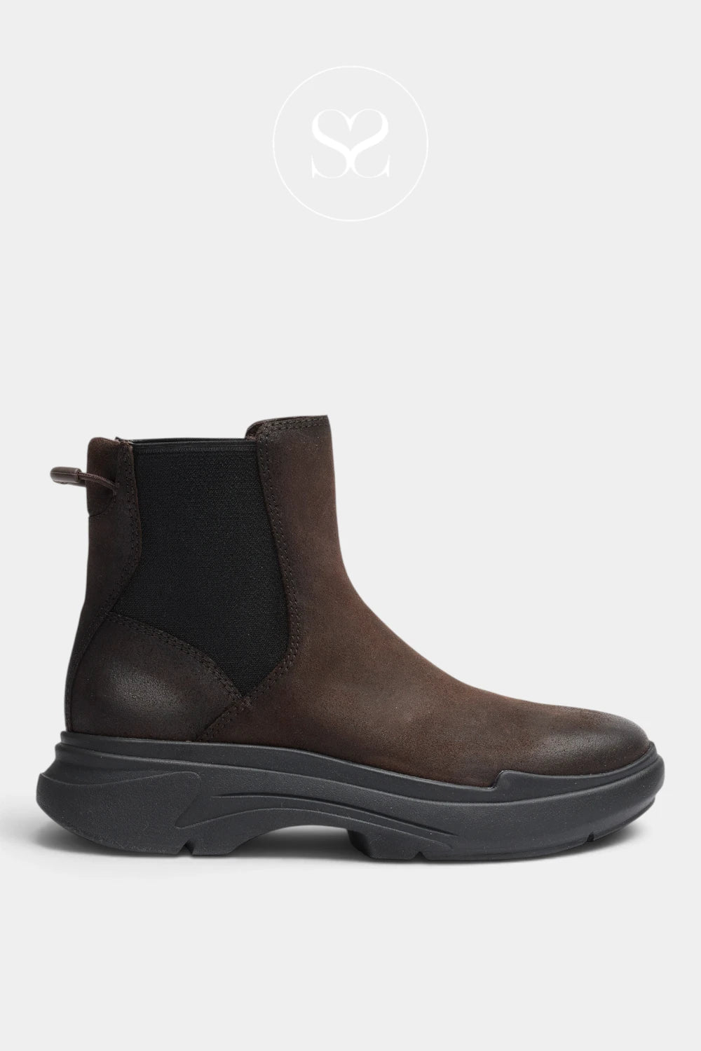 Ash Chocolate Brown Chunky Chelsea Ankle Boot - Nexon for women  Ireland