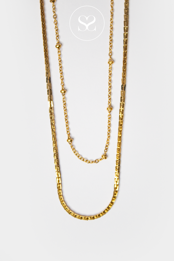 EMMY 02S THIN GOLD CHAIN LINK NECKLACE