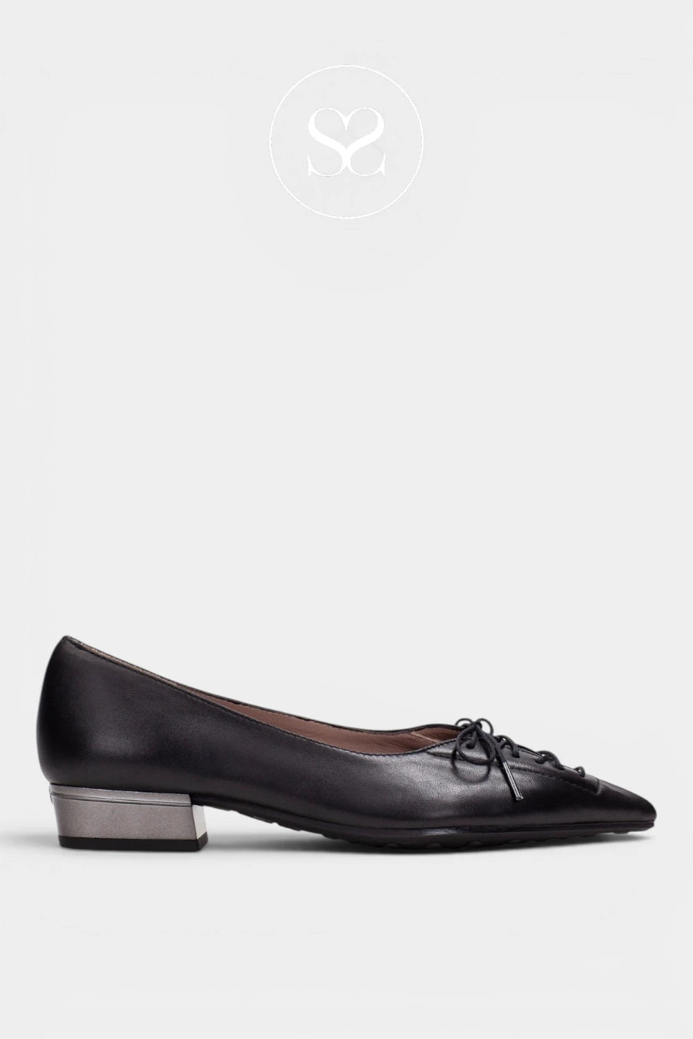 Hispanitas Black Block Heel Shoes HI265139 for Women