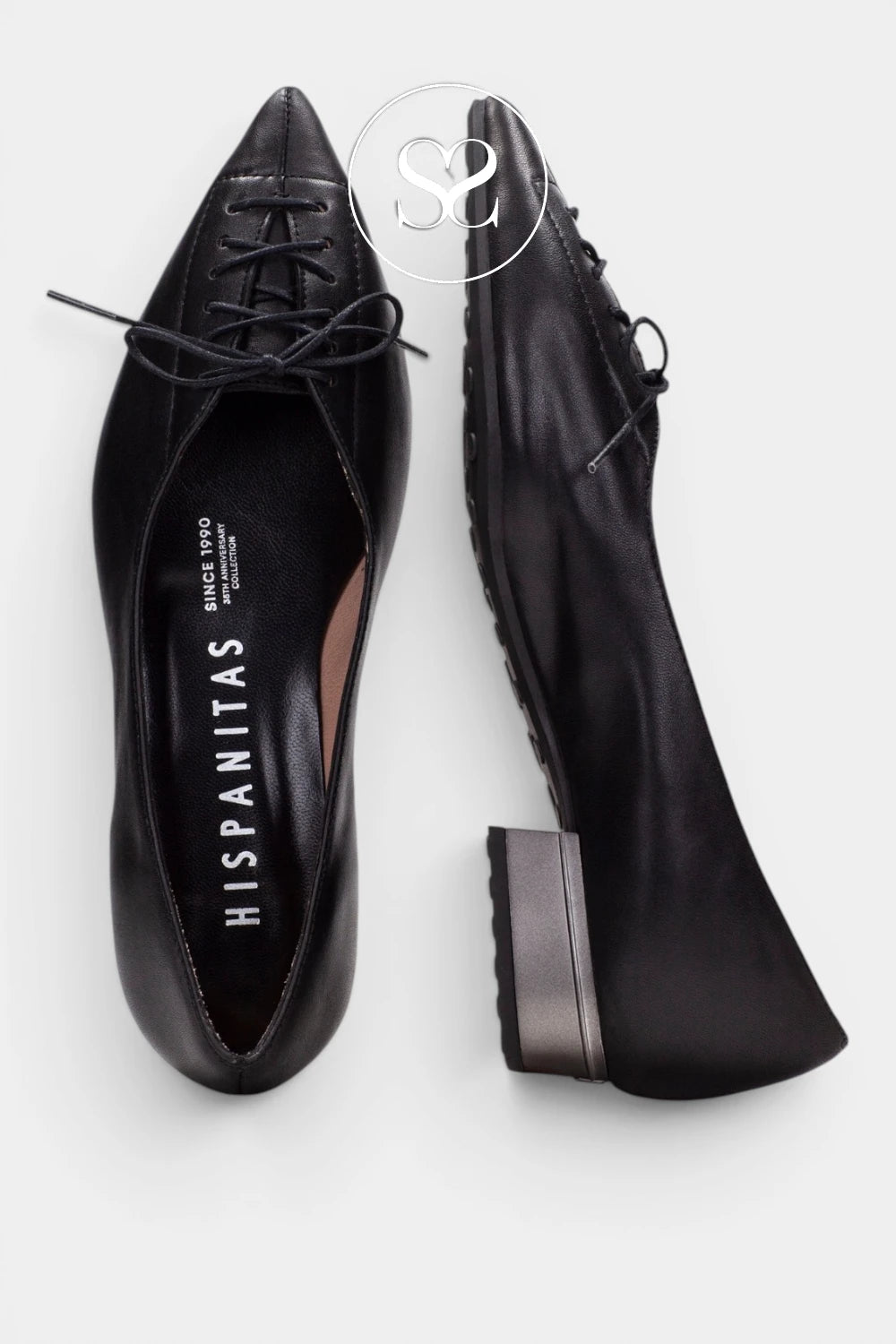Hispanitas Black Block Heel Shoes HI265139