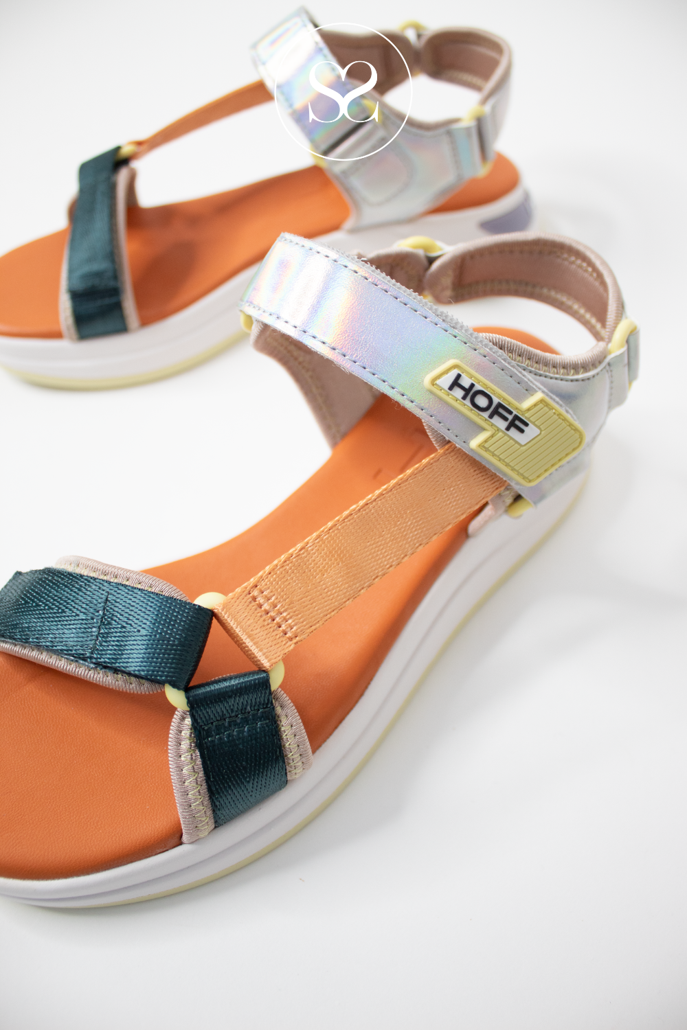colourful flat sandals for Women