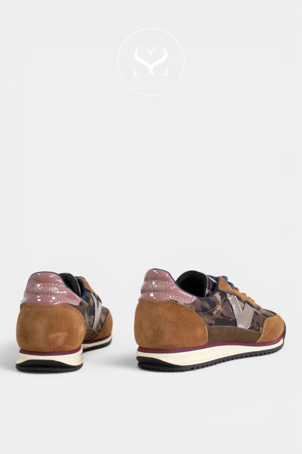 Victoria Tan/Leopard Sporty Trainers 1158116