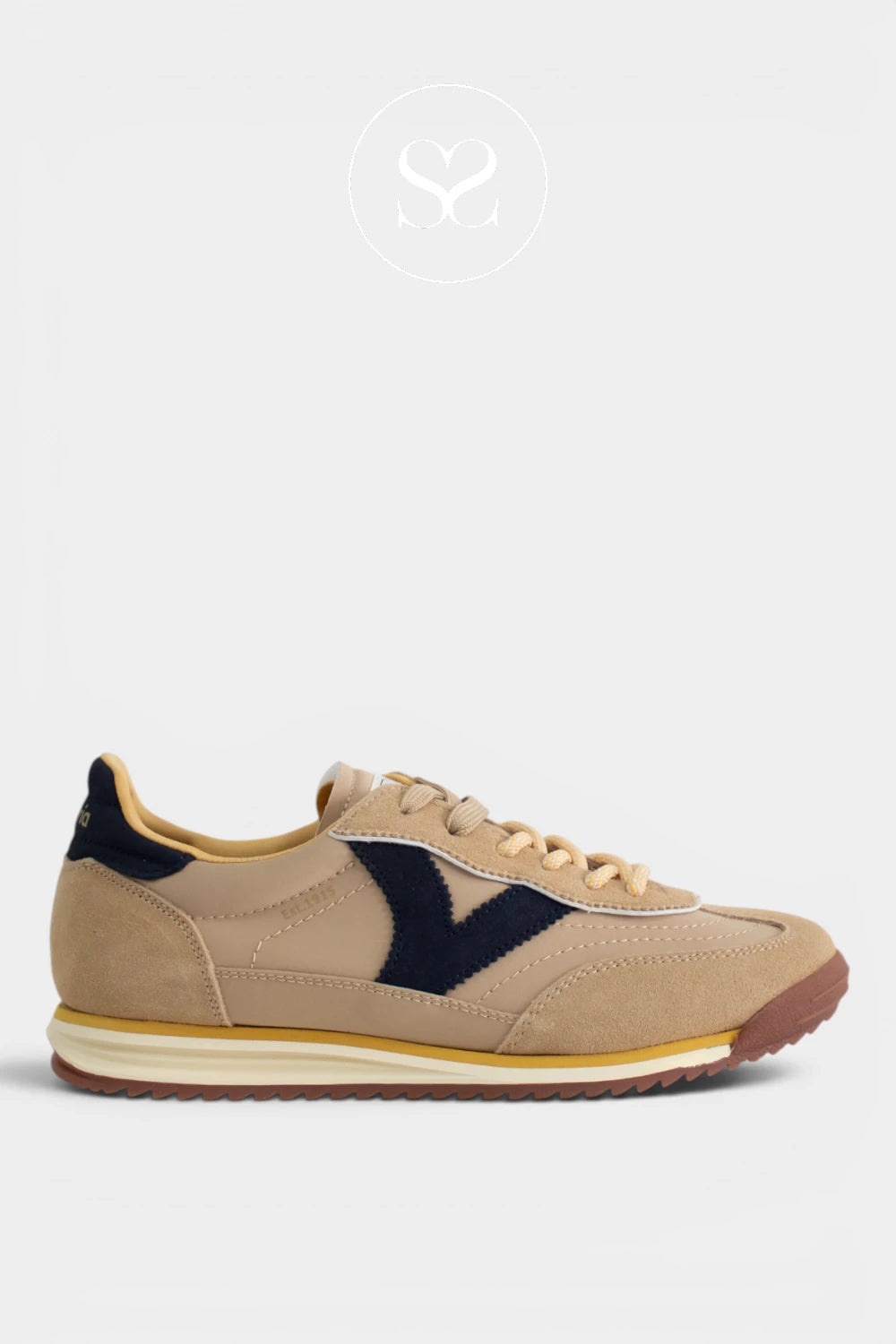 Victoria Beige Retro Trainers - 1158113
