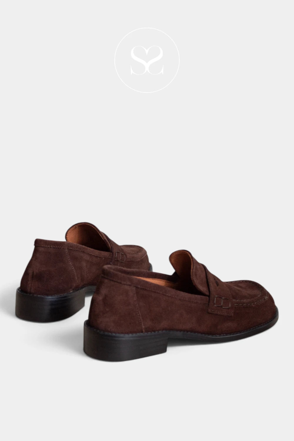 Angel Alarcon Brown Suede Chunky Loafers - Louisa