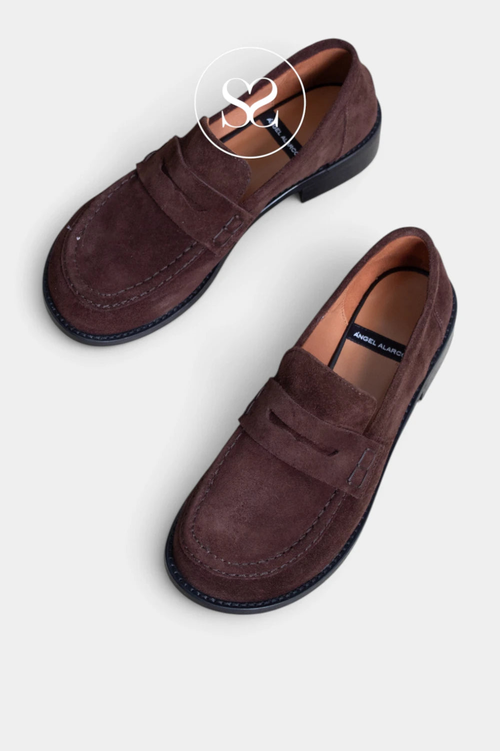 Angel Alarcon Brown Suede Chunky Loafers - Louisa