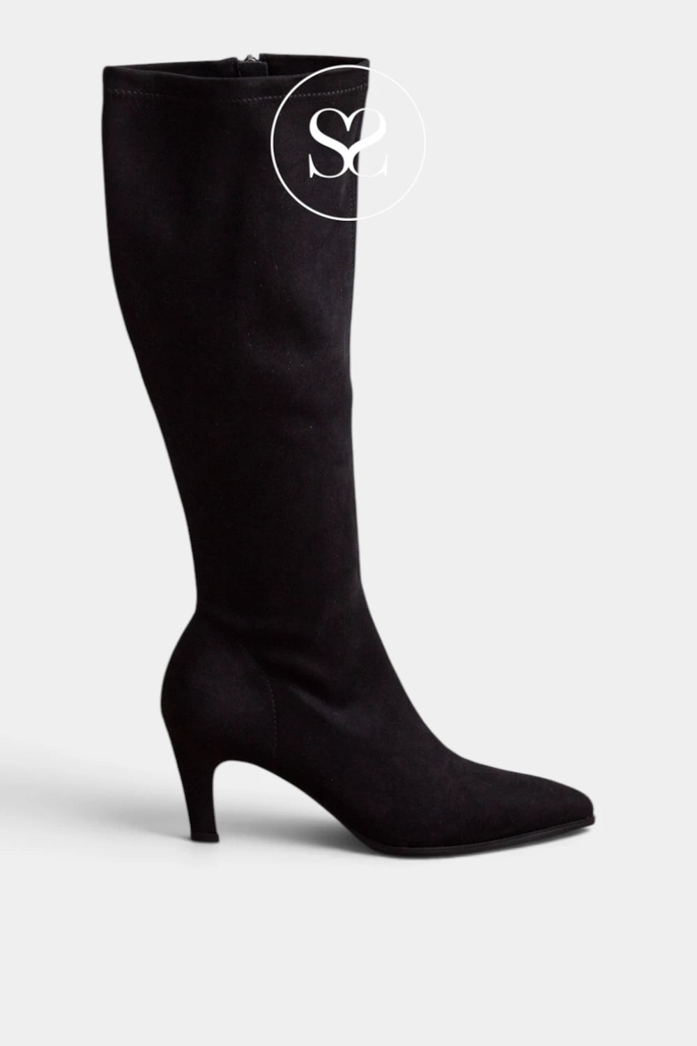 Lodi Black Suede Knee High Boots - Osiris