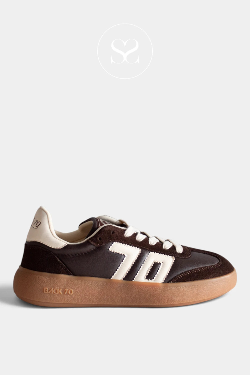 Back 70 Brown Chunky Retro Trainers - Brooklyn