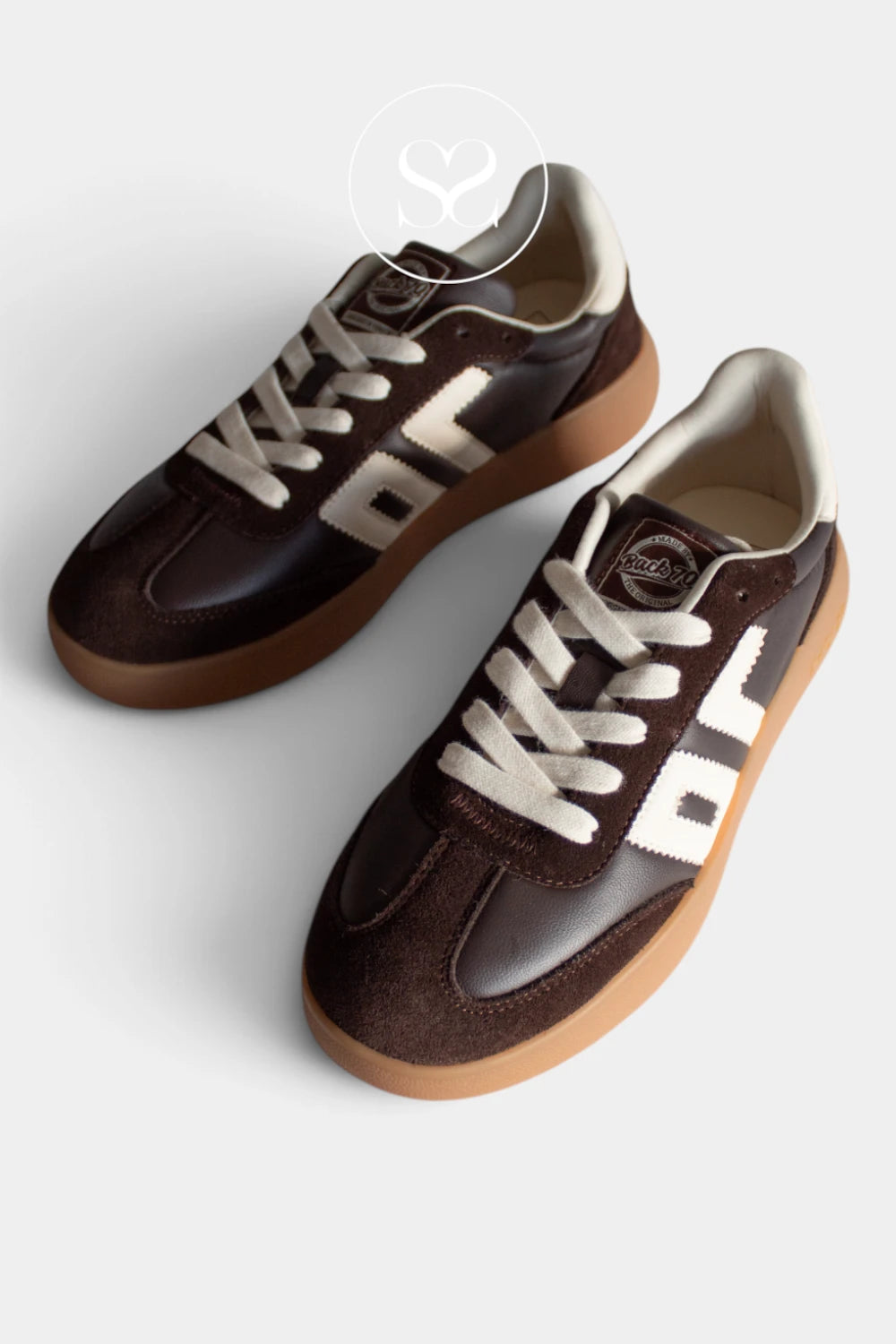 Back 70 Brown Chunky Retro Trainers - Brooklyn