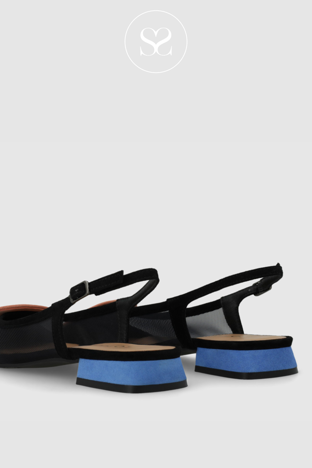 LODI BRO5264 BLACK FASHION SHOE WITH SLINGBACK 