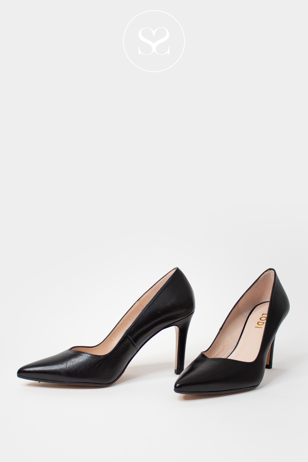 LODI RABOT COURT SHOES - BLACK LEATHER