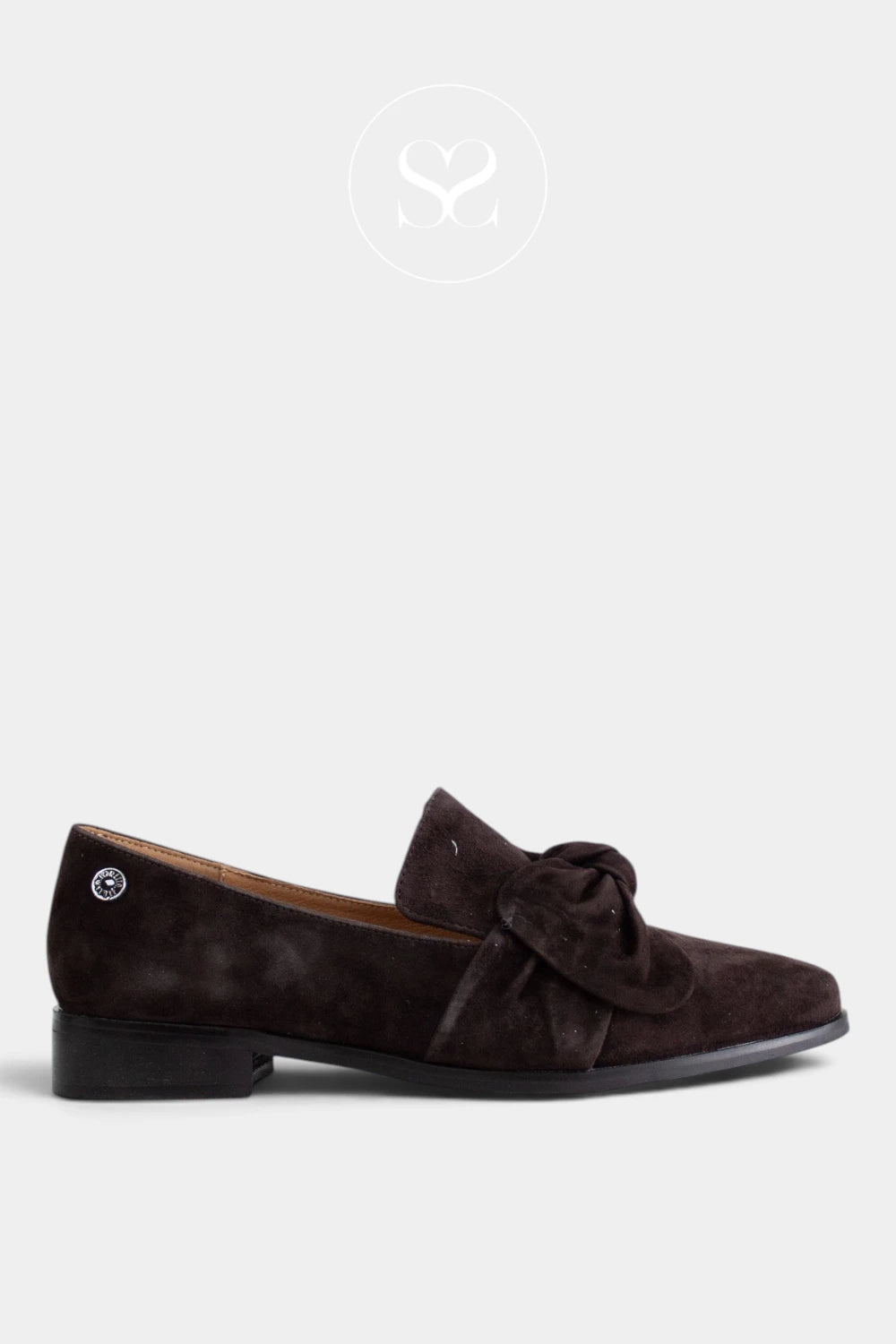 Loretta Vitale Brown Suede Leather Loafers W5366