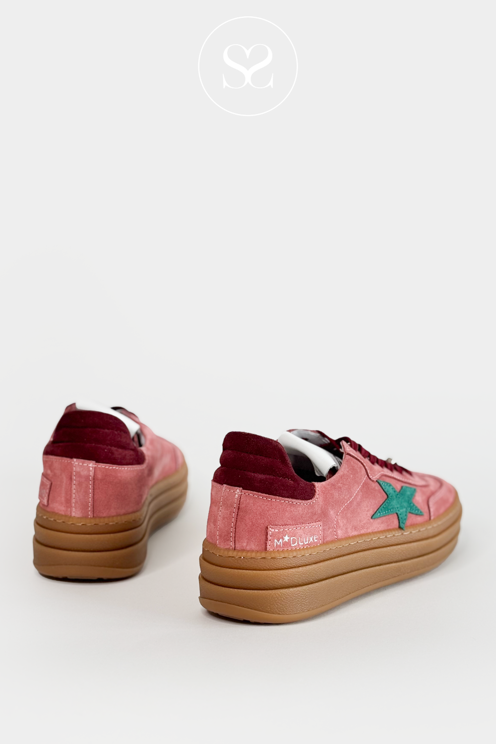 MELINE W-93 CHUNKY PLATFORM LACE UP SNEAKERS