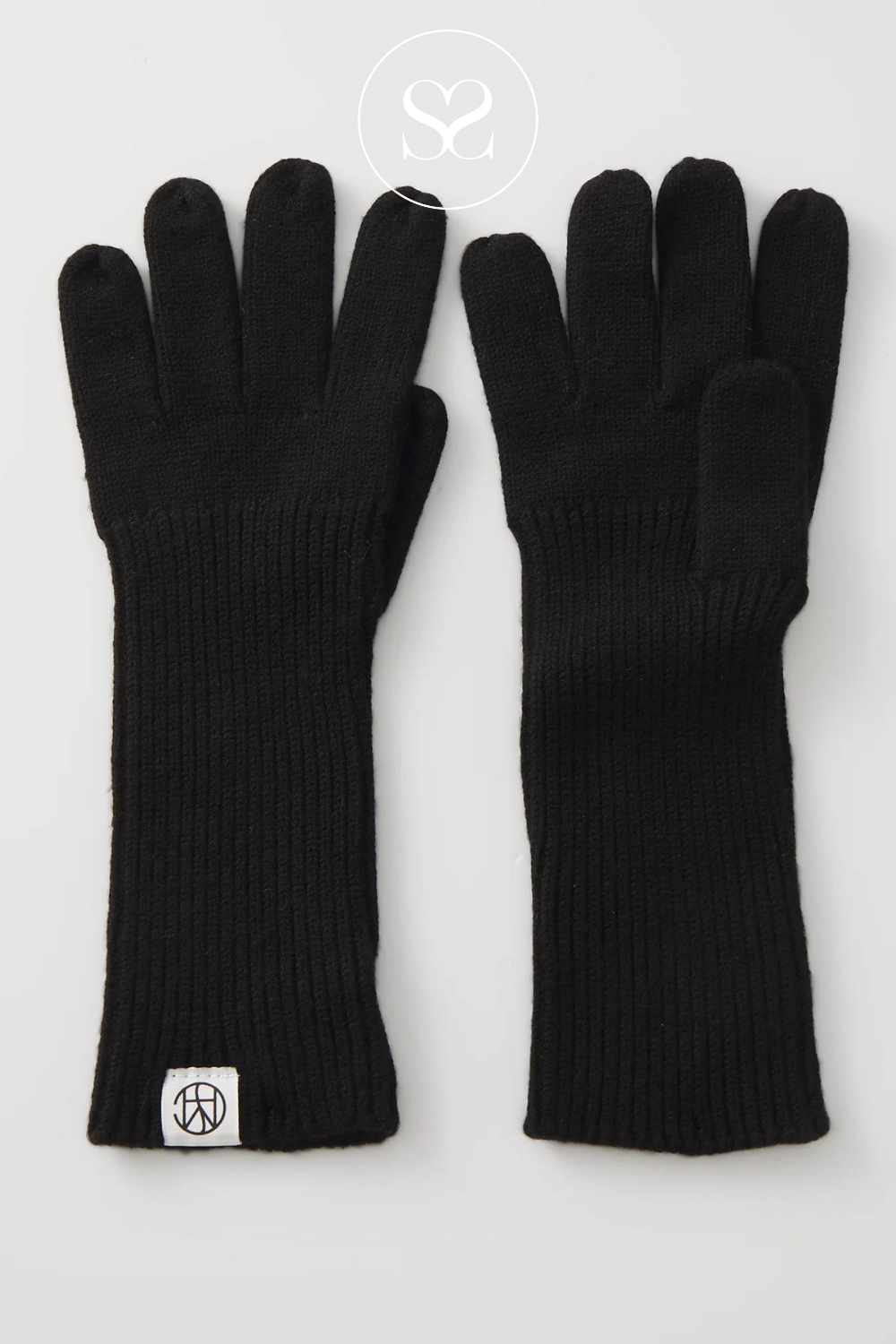 Moss copenhagen rachelle gloves in black