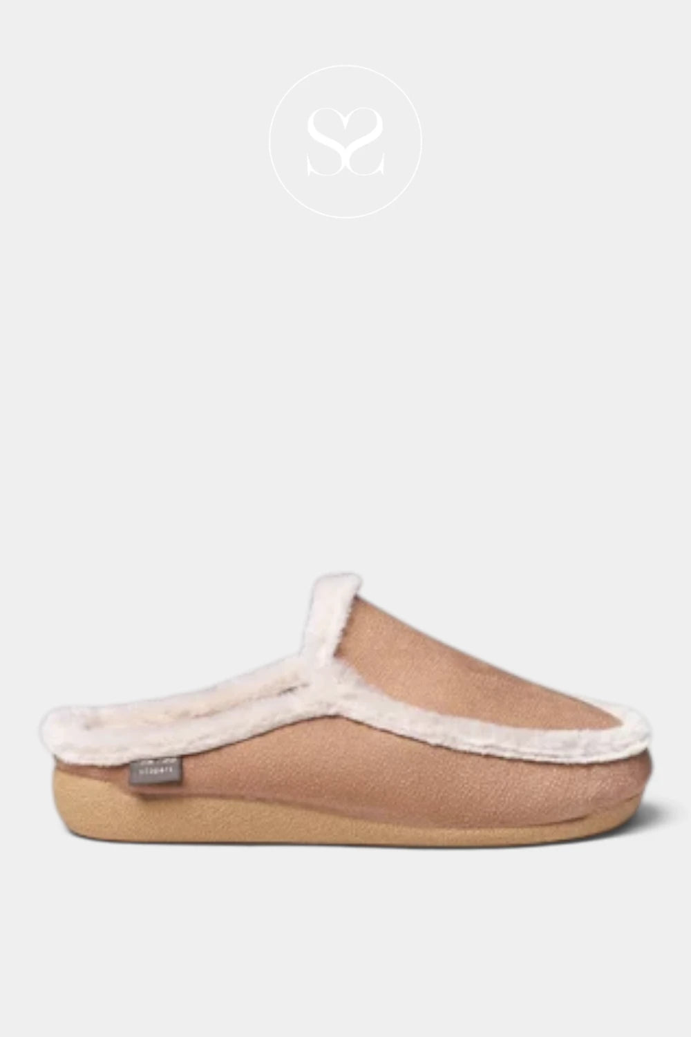 Toni Pons Camel Chunky Slider Style House Slippers - Munic-BD for women - Ireland