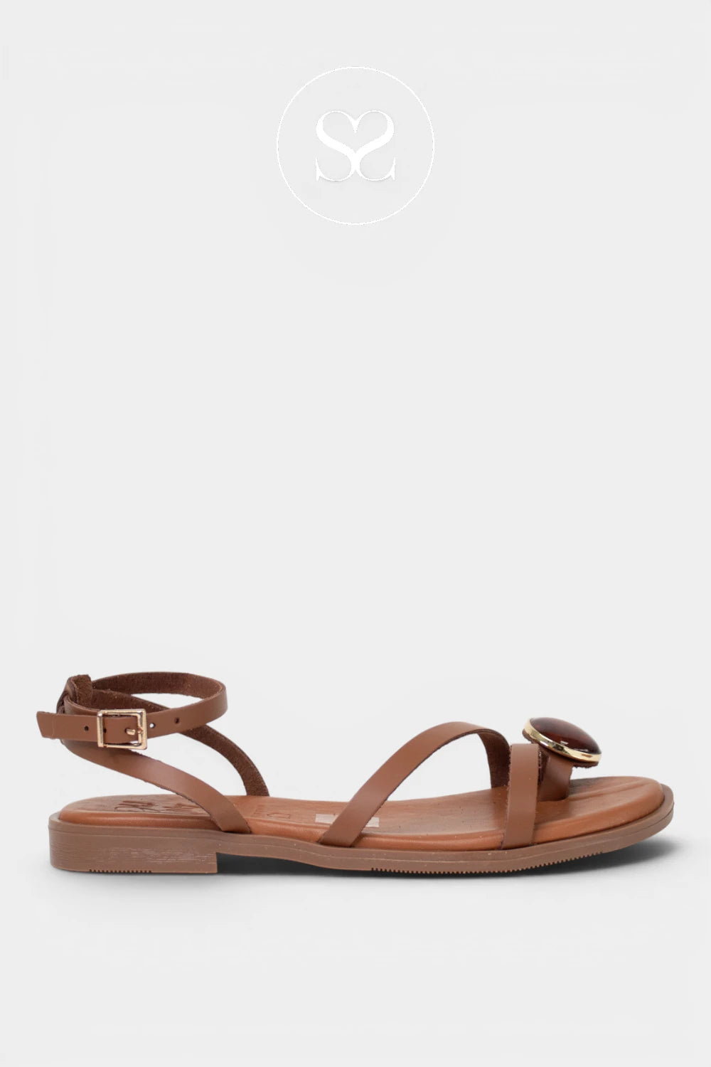 flat tan sandals from Oh My sandals in Ireland