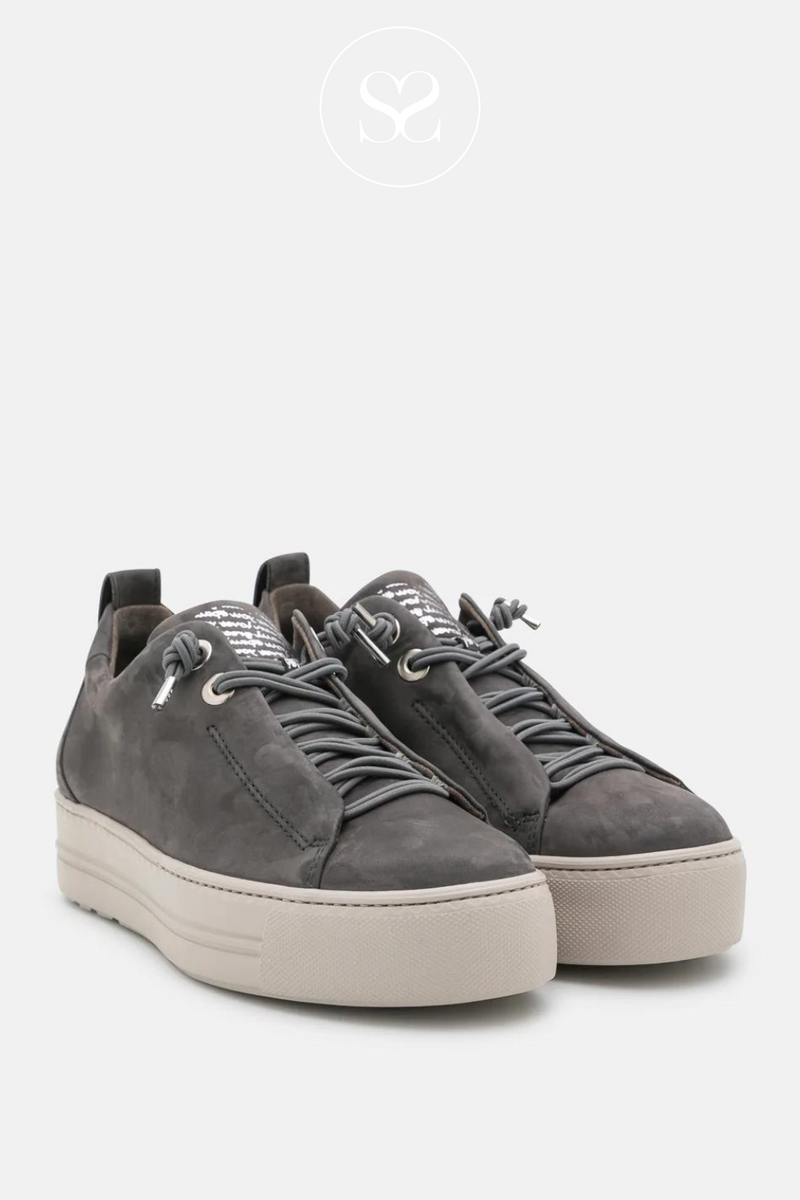paul green grey platform trainers for women ireland