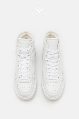 PAUL GREEN 5225 WHITE HIGH TOP TRAINER WITH LACES