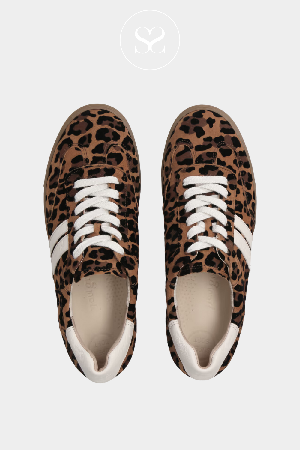 PAUL GREEN LEOPARD PRINT RUNNERS