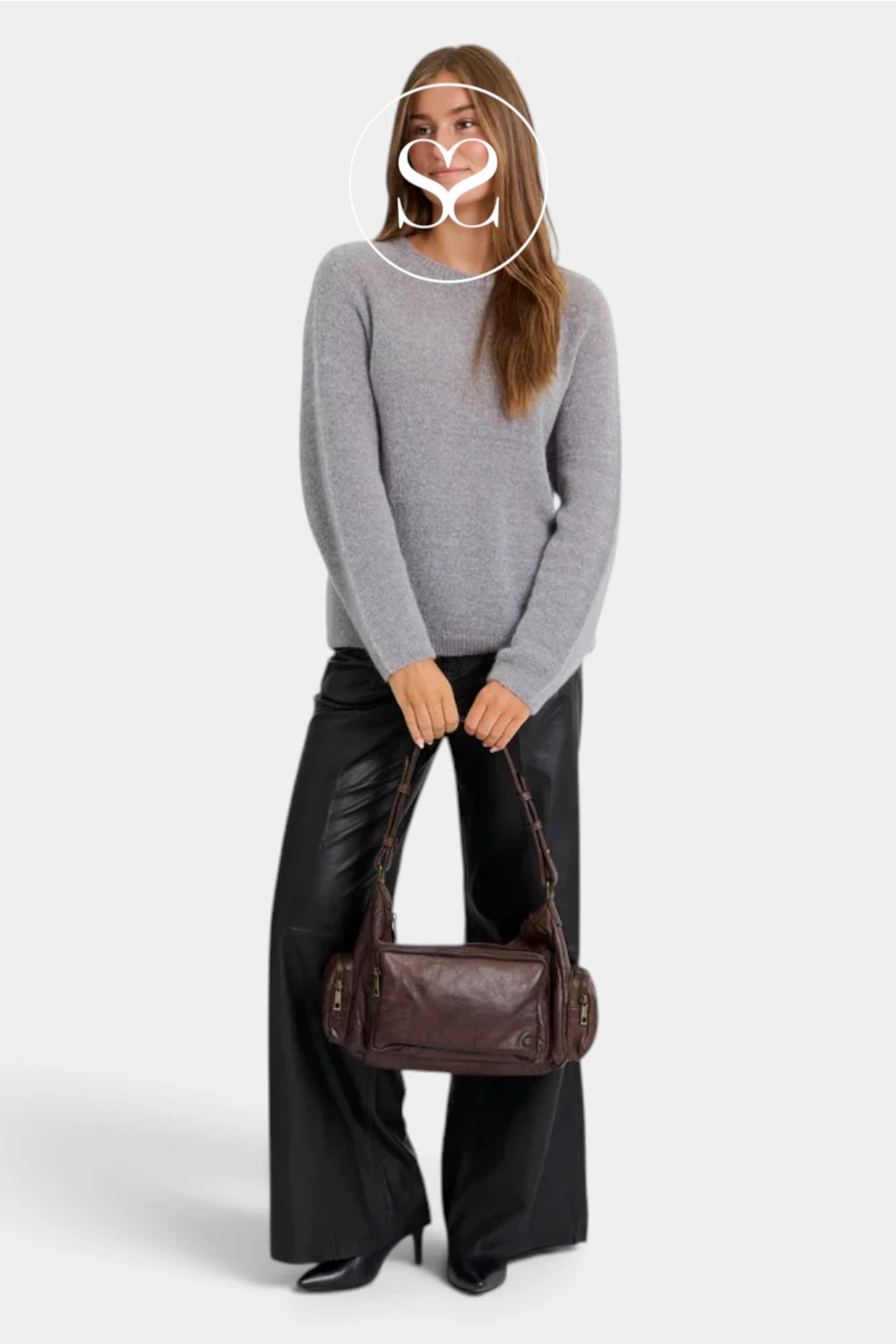 Depeche Chocolate Brown Cargo-style Shoulderbag - 17368
