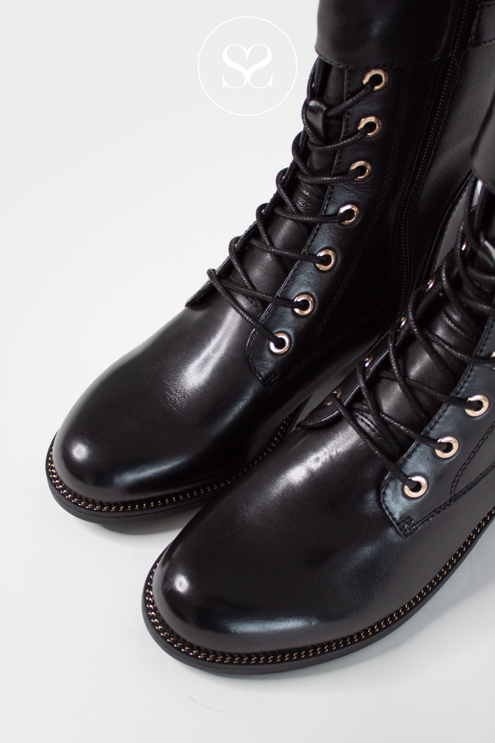 Massimo dutti biker boots on sale