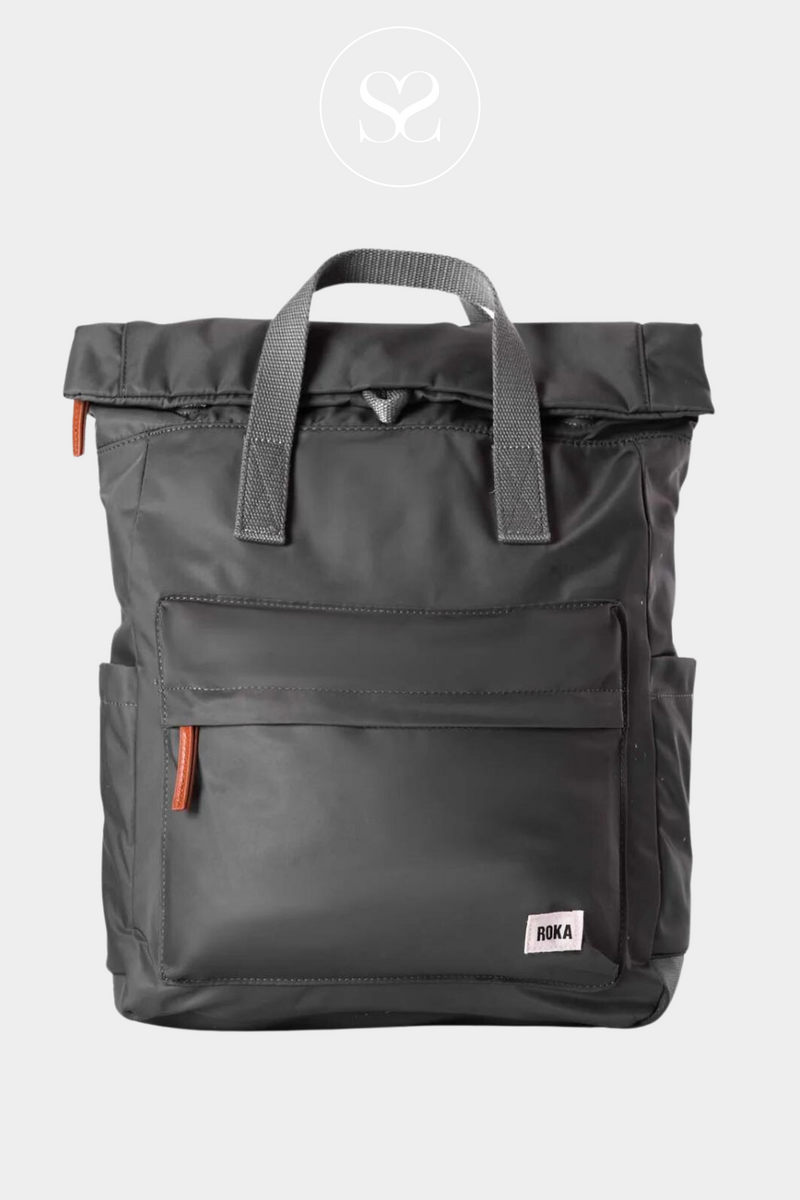 ROKA CANFIELD B MEDIUM CHARCOAL WATERPROOF BACKPACK