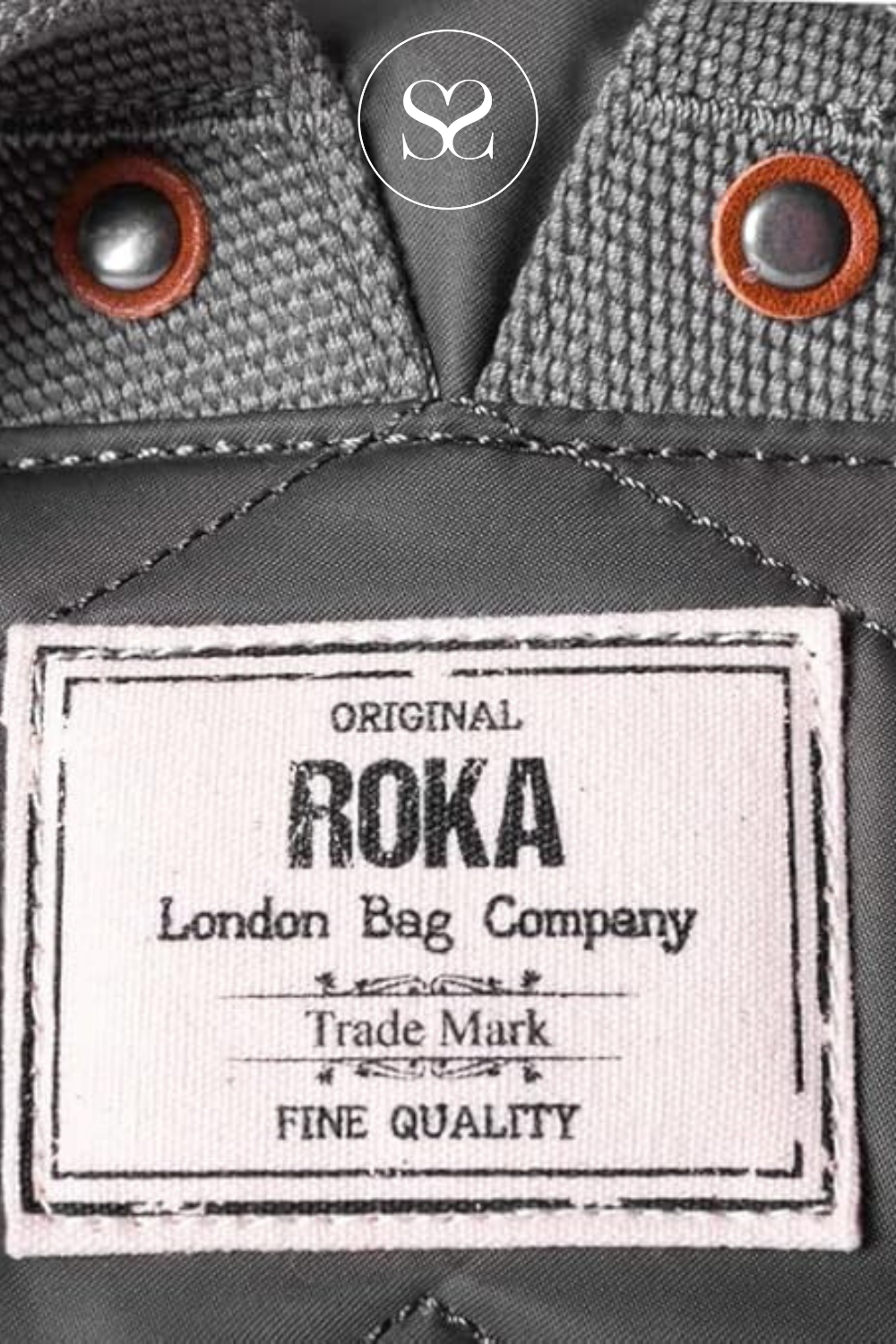 ROKA CANFIELD B MEDIUM BAG GRAPHITE CHARCOAL DARK GREY