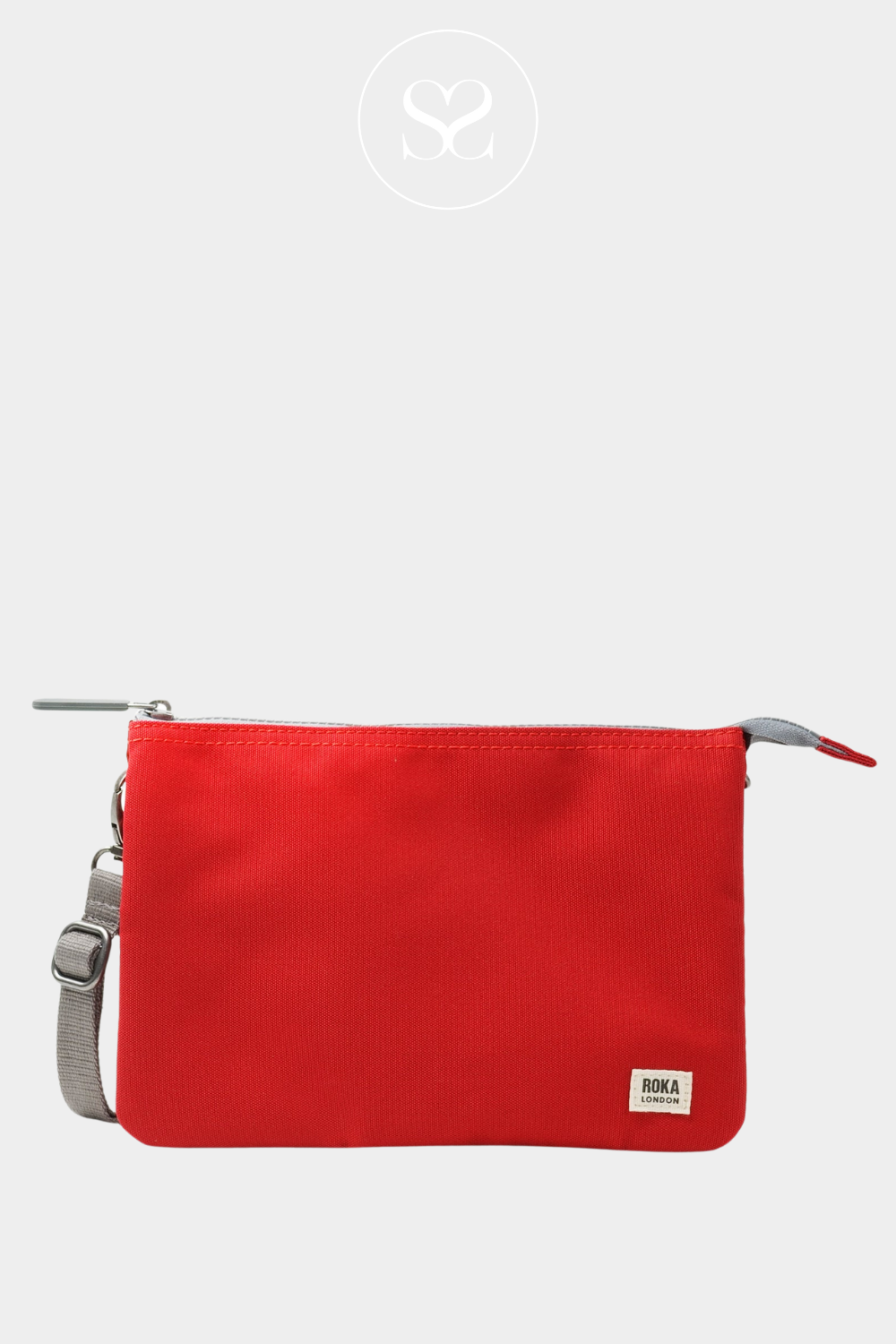 ROKA CARNABY RED (MARS RED) CROSSBODY HANDBAG