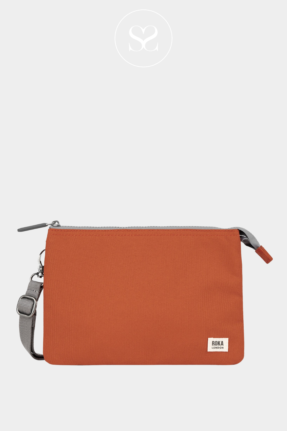 ROKA CARNABY ORANGE (PUMPKIN) CROSSBODY BAG