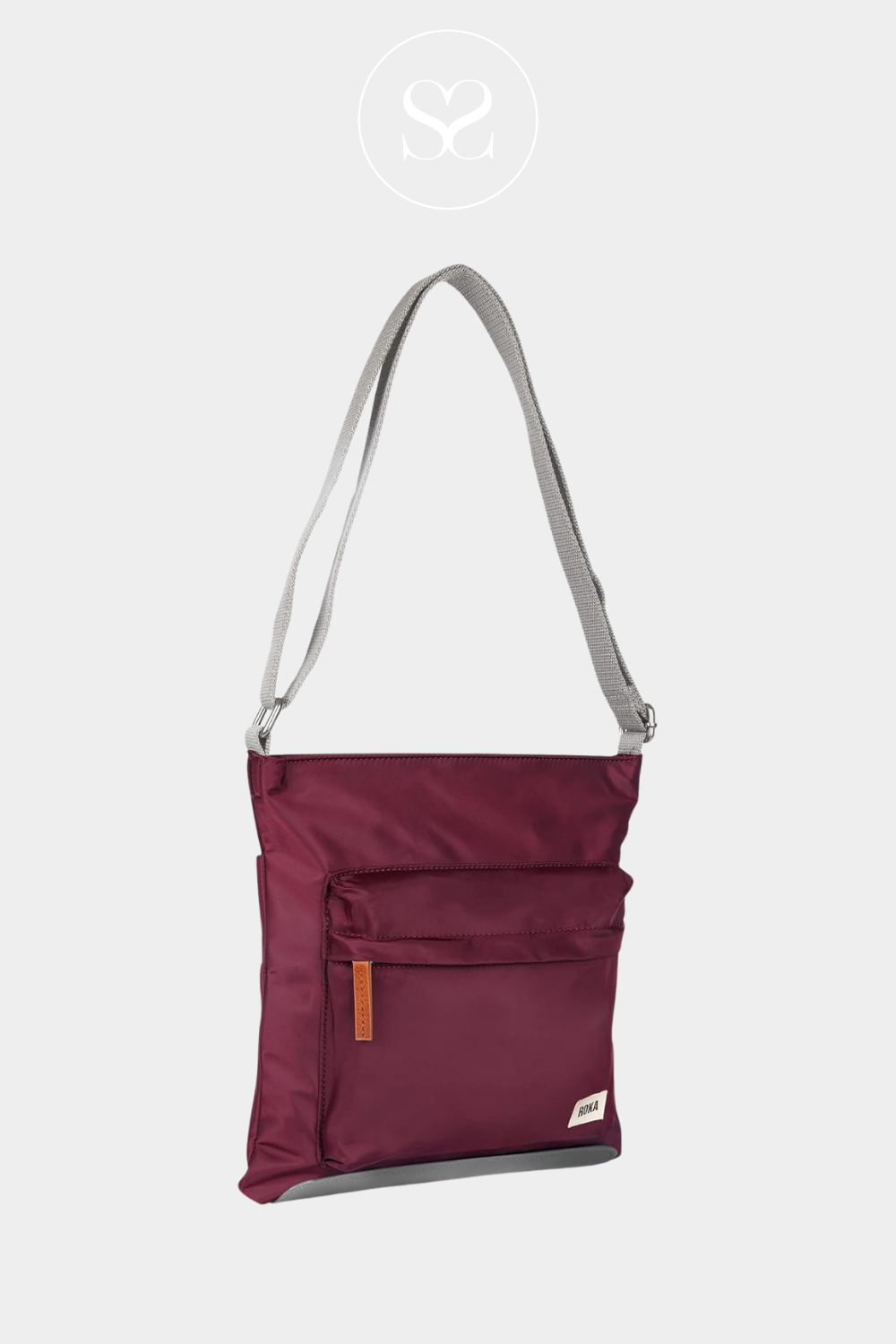 ROKA KENNINGTON B PLUM CROSSBODY BAG