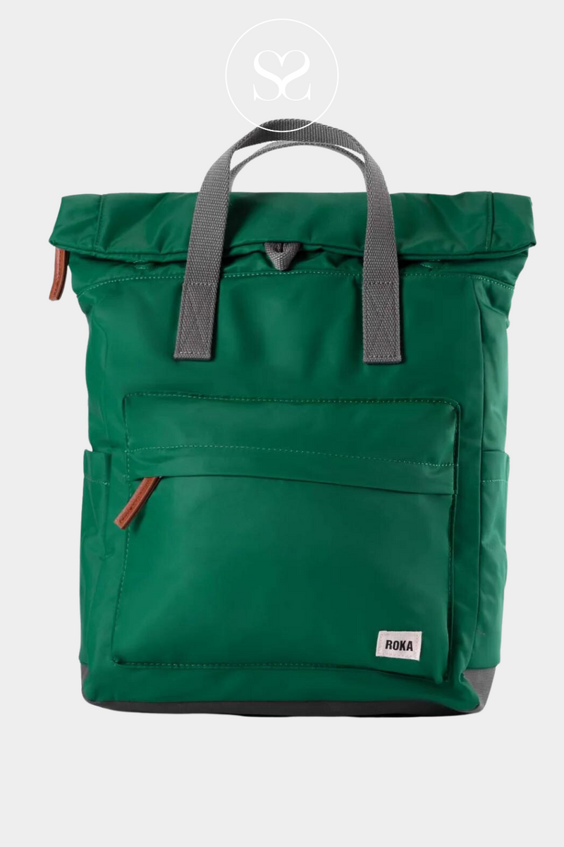 ROKA CANFIELD B MEDIUM EMERALD GREEN WATERPROOF BACKPACK